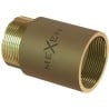Mexen BRASS przedłużka okrągła redukcyjna mosiężna 3/4 GW x 1/2 GZ, 10 mm - W97416-3412-10