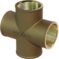 Mexen BRASS czwórnik mosiężny 1/2 GW x 1/2 GW x 1/2 GW x 1/2 GW - W97418-12121212
