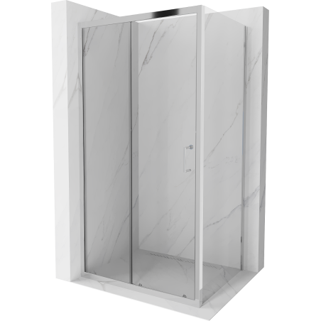 Mexen Apia kabina prysznicowa rozsuwana 125 x 70 cm, transparent, chrom - 840-125-070-01-00