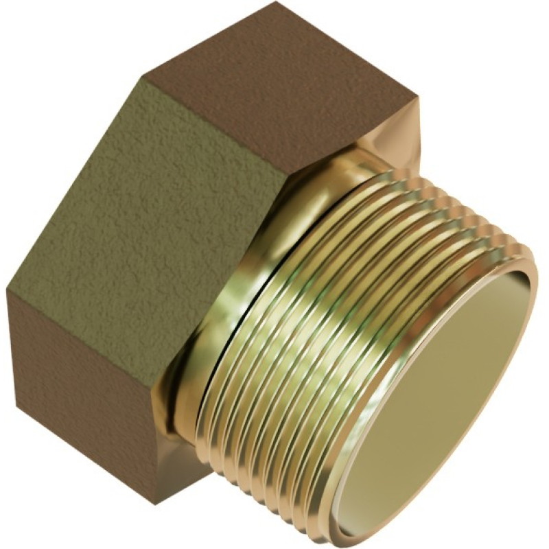 Mexen BRASS redukcja nakrętno-wkrętna mosiężna 1/2 GW x 1/4 GZ - W97419-1214