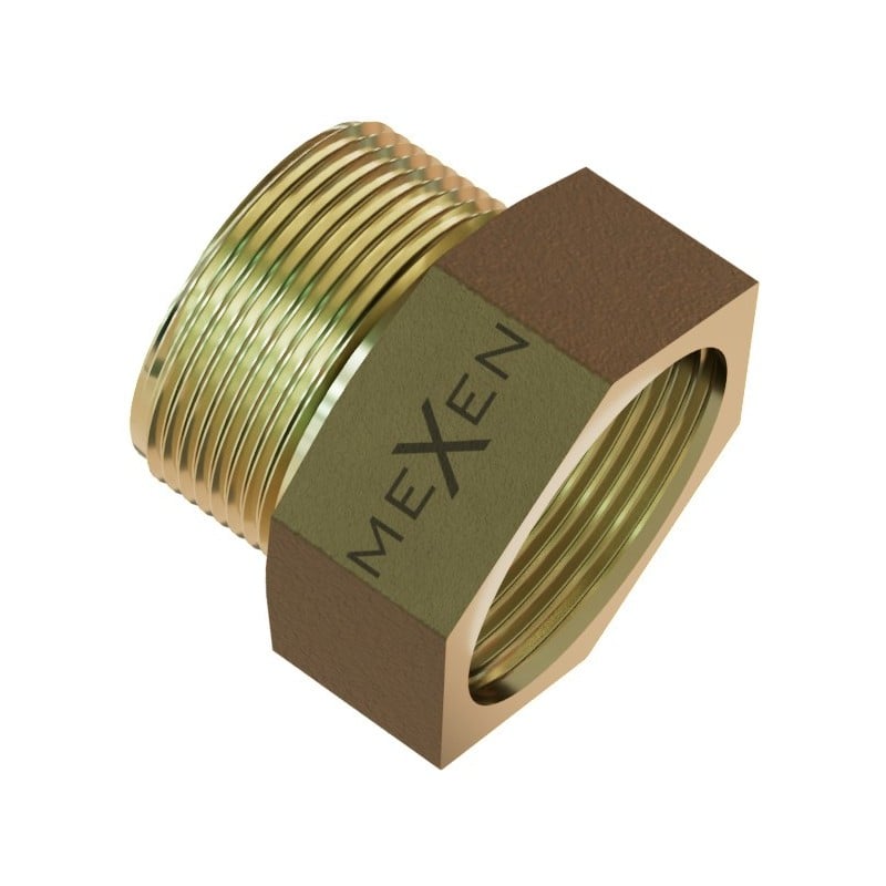 Mexen BRASS redukcja nakrętno-wkrętna mosiężna 1/2 GW x 1/2 GZ - W97419-1212