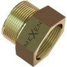 Mexen BRASS redukcja nakrętno-wkrętna mosiężna 6/4 GW x 1 GZ - W97419-6410