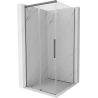 Mexen Rox kabina prysznicowa rozsuwana 100 x 100 cm, transparent, gun metal - 8C2-100-100-95-00