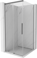 Mexen Rox kabina prysznicowa rozsuwana 100 x 100 cm, transparent, gun metal - 8C2-100-100-95-00