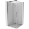 Mexen Rox kabina prysznicowa rozsuwana 110 x 110 cm, transparent, gun metal - 8C2-110-110-95-00