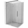 Mexen Rox kabina prysznicowa rozsuwana 125 x 110 cm, transparent, gun metal - 8C2-125-110-95-00