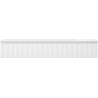 Mexen Rivel szafka łazienkowa 140 cm z umywalką Vela, 1 szuflada, ryflowana , biała mat - 91A20-14023-1-BF01-W23M01