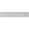 Mexen Rivel szafka łazienkowa 140 cm z umywalką Vela, 1 szuflada, ryflowana , szara mat/biała mat - 91A20-14023-1-BF62-W23M01