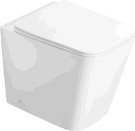 Mexen Cube miska wc stojąca Rimless z deską wolnoopadającą slim, duroplast, biała połysk - 32924000