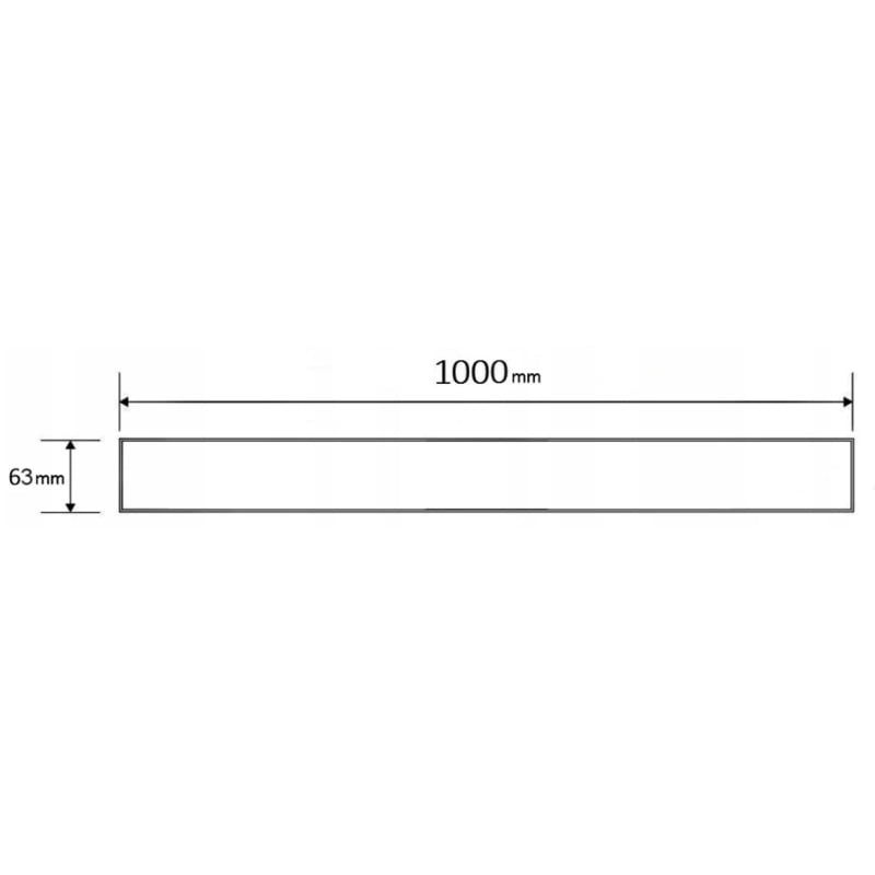 Mexen Flat M08 maskownica do odpływu liniowego 100 cm, różowe złoto - 1625100