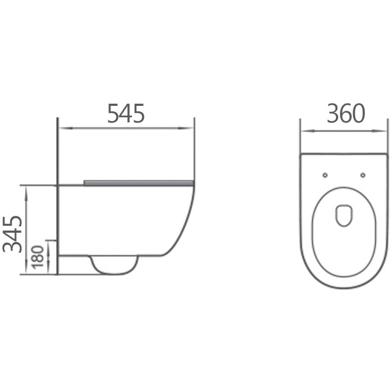 Mexen Carmen 2.0  miska wc Rimless z deską wolnoopadającą slim, duroplast, biała połysk - 3088L4000