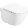 Mexen Lena 2.0  miska wc Rimless Tornado z deską wolnoopadającą slim, duroplast, biała połysk - 3022L4000T