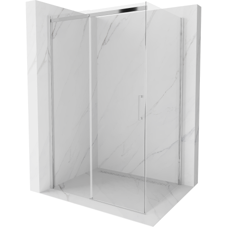 Mexen Omega kabina prysznicowa rozsuwana 110 x 80 cm, transparent, chrom - 825-110-080-01-00