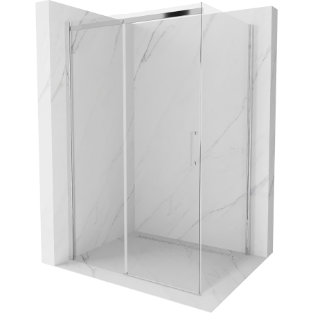Mexen Omega kabina prysznicowa rozsuwana 140 x 100 cm, transparent, chrom - 825-140-100-01-00