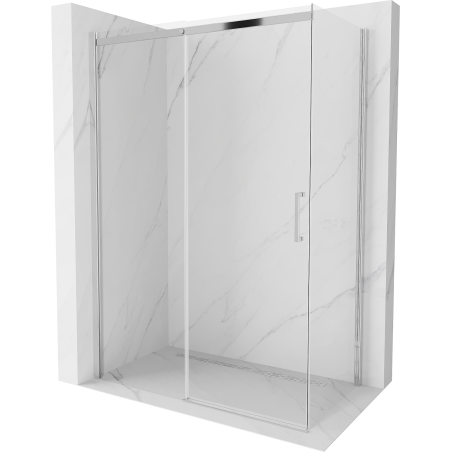 Mexen Omega kabina prysznicowa rozsuwana 150 x 80 cm, transparent, chrom - 825-150-080-01-00