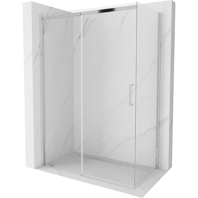 Mexen Omega kabina prysznicowa rozsuwana 160 x 90 cm, transparent, chrom - 825-160-090-01-00
