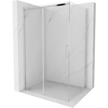 Mexen Omega kabina prysznicowa rozsuwana 160 x 100 cm, transparent, chrom - 825-160-100-01-00