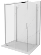Mexen Omega-3S kabina prysznicowa 3-ścienna, rozsuwana 130 x 100 cm, transparent, chrom - 825-130-100-01-00-3S