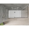Mexen Omega kabina prysznicowa rozsuwana 130 x 70 cm, transparent, chrom + brodzik Flat - 825-130-070-01-00-4010