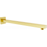 Mexen Cube ramię prysznicowe ścienne 40 cm złote - 79112-50