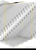 Mexen Omega kabina prysznicowa rozsuwana 100 x 100 cm, transparent, złota - 825-100-100-50-00