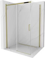 Mexen Omega kabina prysznicowa rozsuwana 110 x 70 cm, transparent, złota - 825-110-070-50-00