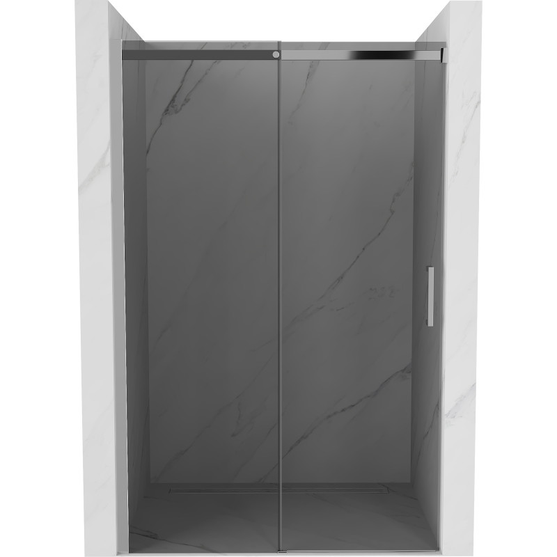 Mexen Omega drzwi prysznicowe rozsuwane 150 cm, grafit, chrom - 825-150-000-01-40