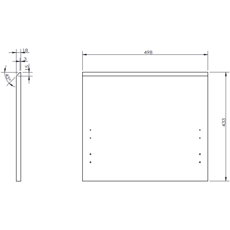 Mexen Rivel szafka łazienkowa 50 cm z umywalką Vela, 1 szuflada, ryflowana , czarna mat - 91A20-05047-1-BF71-W23M71
