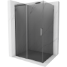 Mexen Omega kabina prysznicowa rozsuwana 100 x 80 cm, grafit, chrom - 825-100-080-01-40