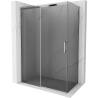 Mexen Omega kabina prysznicowa rozsuwana 130 x 70 cm, grafit, chrom - 825-130-070-01-40