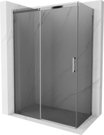 Mexen Omega kabina prysznicowa rozsuwana 130 x 70 cm, grafit, chrom - 825-130-070-01-40
