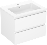 Mexen Orio szafka łazienkowa 60 cm z umywalką Otis, 2 szuflady, biała mat - 91A10-06047-2-BFF01-W18M01