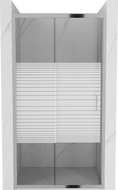 Mexen Apia drzwi prysznicowe rozsuwane 130 cm, pasy, chrom - 845-130-000-01-20