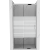 Mexen Apia drzwi prysznicowe rozsuwane 140 cm, pasy, chrom - 845-140-000-01-20