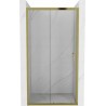 Mexen Apia drzwi prysznicowe rozsuwane 130 cm, transparent, złote - 845-130-000-50-00