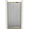 Mexen Apia drzwi prysznicowe rozsuwane 145 cm, transparent, złote - 845-145-000-50-00