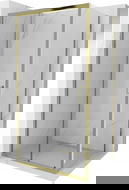 Mexen Apia kabina prysznicowa rozsuwana 95 x 70 cm, transparent, złota - 840-095-070-50-00