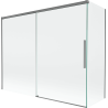 Mexen Rox parawan nawannowy 2-skrzydłowy rozsuwany 190 + 90 x 150 cm, transparent, gun metal - 8C9-190-090-95-00