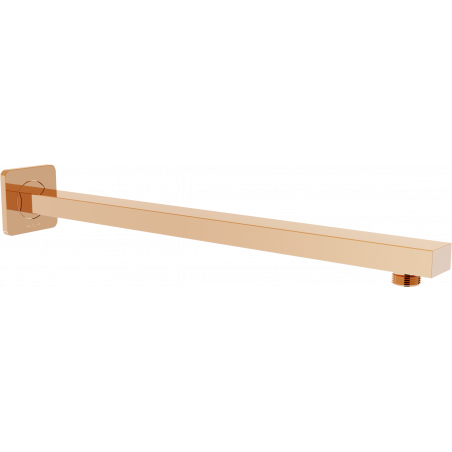 Mexen Cube ramię prysznicowe ścienne 40 cm różowe złoto - 79112-60