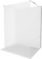 Mexen Kioto ścianka prysznicowa wolnostojąca 100 x 200 cm, szron 8 mm, chrom - 800-100-002-01-30