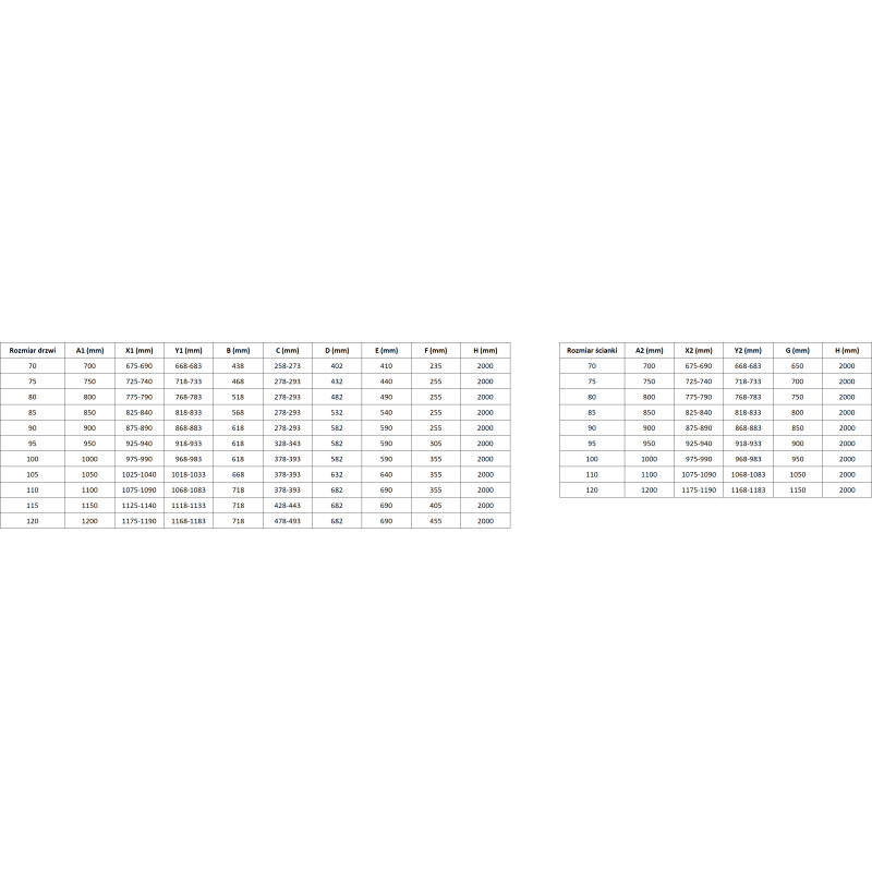 Mexen Mist-H T kabina prysznicowa uchylna prawa 100 x 85 cm, transparent, chrom - 8A5T-100-085-01-00-P