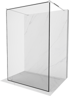 Mexen Kioto ścianka prysznicowa wolnostojąca 100 x 200 cm, czarna ramka 8 mm, chrom - 800-100-002-01-70