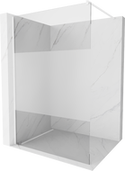 Mexen Kioto ścianka prysznicowa Walk-in 70 x 200 cm, transparent/szron 8 mm, biała - 800-070-101-20-35