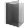 Mexen Kioto ścianka prysznicowa Walk-in 100 x 200 cm, grafit 8 mm, biała - 800-100-101-20-40
