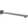 Mexen ramię prysznicowe ścienne 40 cm, gun gray szczotkowany - 79112-66