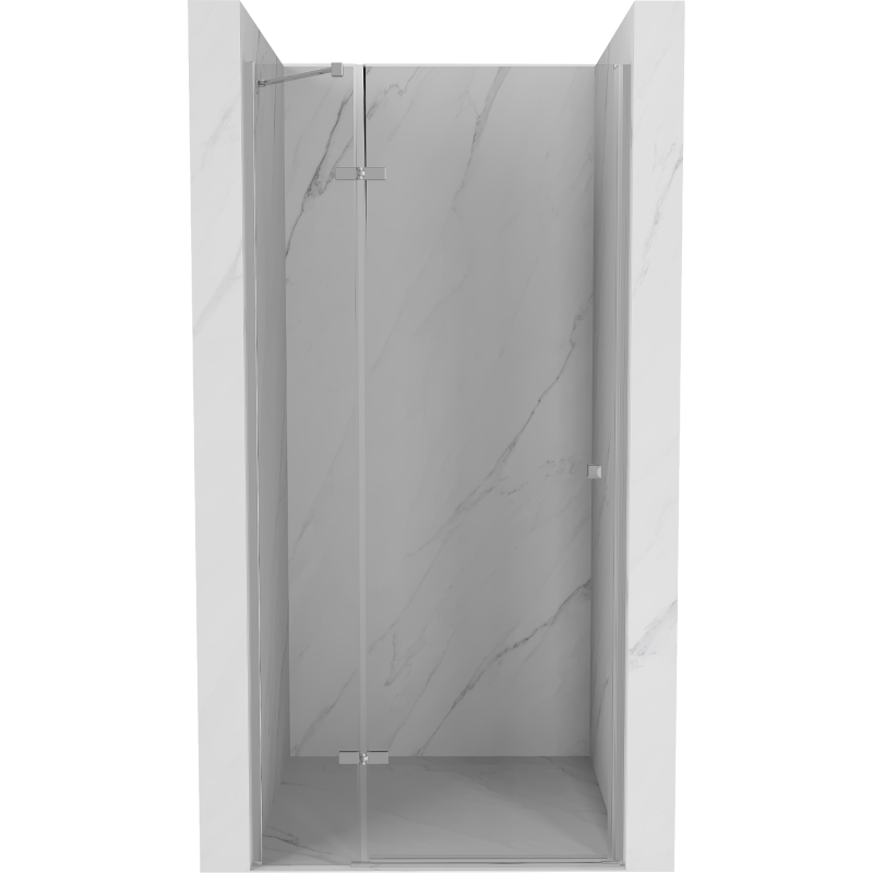 Mexen Roma drzwi prysznicowe uchylne 80 cm, transparent, chrom - 854-080-000-01-00