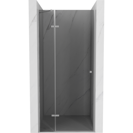Mexen Roma drzwi prysznicowe uchylne 90 cm, grafit, chrom - 854-090-000-01-40