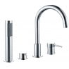 Mexen Alma bateria wannowa, chrom - 75032-00