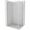 Mexen Roma kabina prysznicowa uchylna 80 x 70 cm, transparent, złota - 854-080-070-50-00
