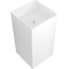 Mexen Xola-2 umywalka wolnostojąca z konglomeratu 45 x 45 cm, biała mat - 26594500